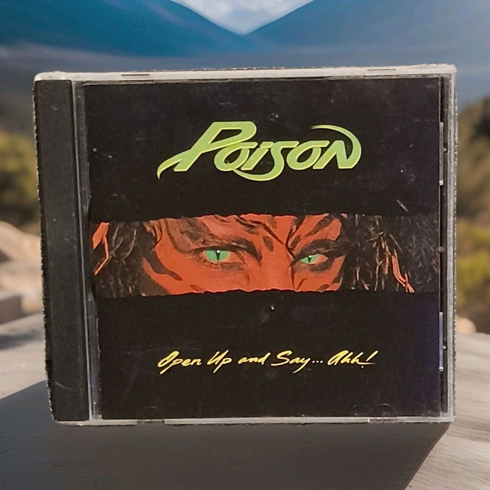 Poison - Open Up and Say... Ahh! CD 1988 Enigma Capitol Records Hard Rock Glam